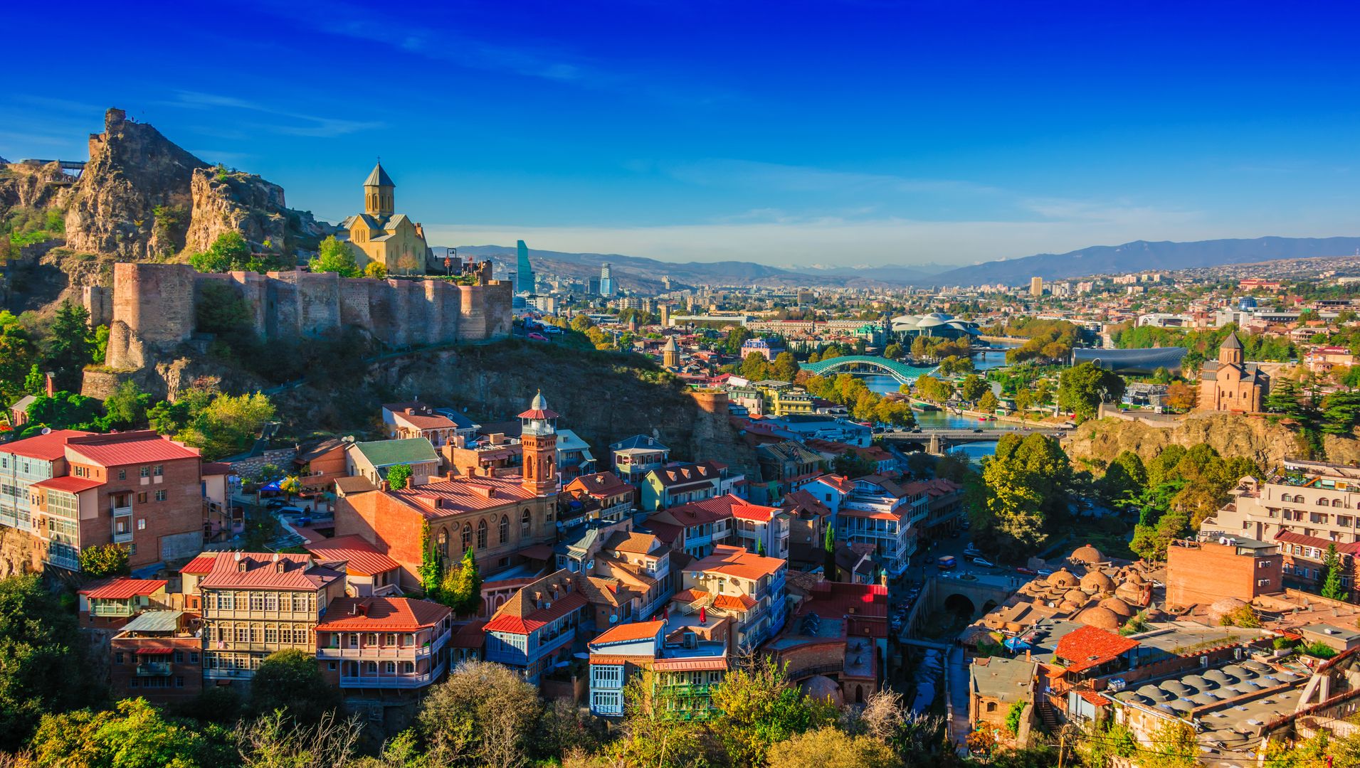 Tbilisi zachwyca położeniem