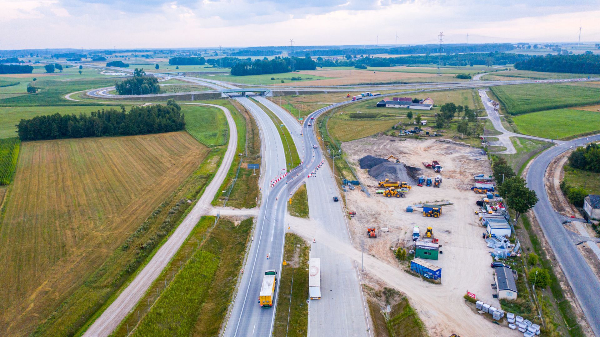 Przygotowywana do otwarcia droga ekspresowa S61 Szczuczyn - Ełk Południe