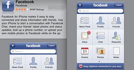 Facebook 3.0 dla iPhone'a