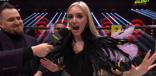 Caroline Derpienski WYGWIZDANA na Clout MMA (WIDEO)