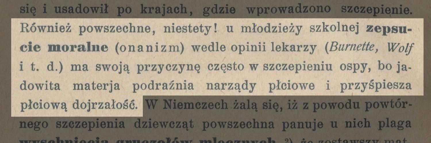 Szczepionki miały zdaniem niektórych powodować "zepsucie moralne"