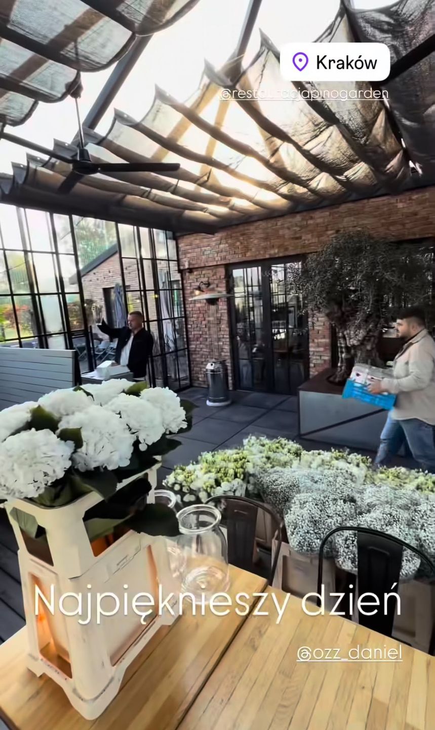 Restauracja, w której odbyło się weslee Chajzera