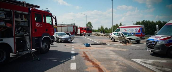 Wypadek na DK9 w miejscowości Boksycka