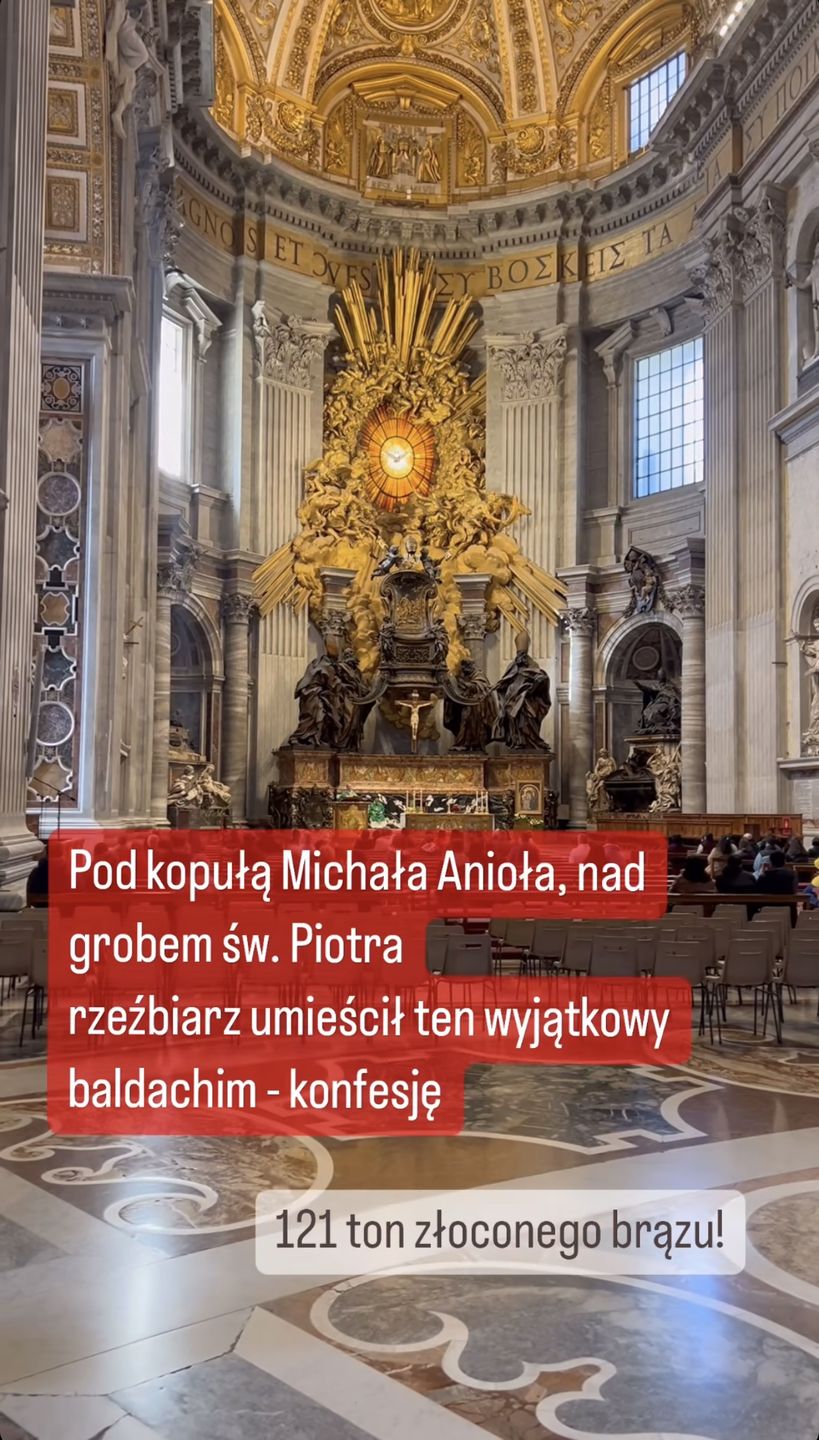 Magdalena Ogórek relacjonuje zwiedzanie Rzymu 