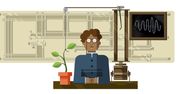 Jagadis Chandra Bose w Google Doodle