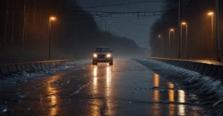 Uwaga kierowcy. W nocy i nad ranem na drogach będzie lód