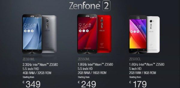 Asus Zenfone 2: trzy modele w bardzo atrakcyjnych cenach