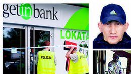 Policja nadal poszukuje złodzieja, który okradł bank przy al. Kasprowicza (zdjęcie na dole) i ul. Wałbrzyskiej (wizerunek u góry)