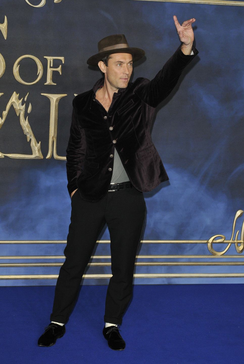 Jude Law at the "Fantastic Beasts: The Crimes of Grindelwald" UK film premiere, Cineworld Leicester Square, Leicester Square, London, England, UK, on Tuesday 13 November 2018.
CAP/CAN
©CAN/Capital Pictures