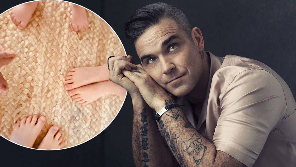 Robbie Williams został ojcem. O czwartym dziecku poinformowała jego żona uroczym wpisem walentynkowym