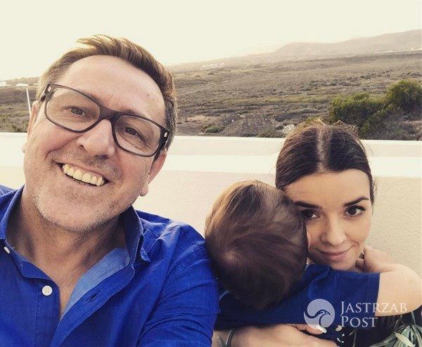 Patrycja Sołtysik z dzieckiem i mężem na wakacjach