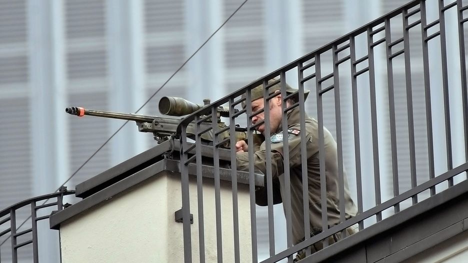 Snajper niemieckiej jednostki antyterrorystycznej