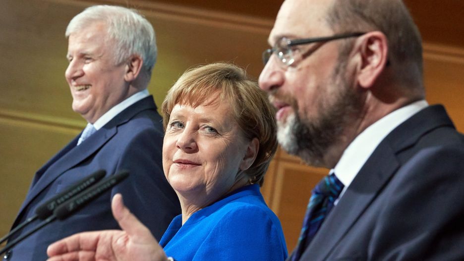 Angela Merkel i Martin Schulz porozumieli się w sprawie utworzenia "wielkiej koalicji" w Niemczech