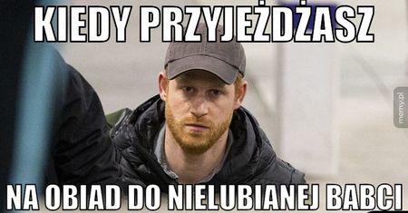 Książę Harry wylądował w Wielkiej Brytanii. Mina mówi więcej niż tysiąc memów