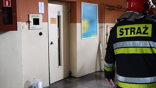 Akcja straży w budynku ZUT