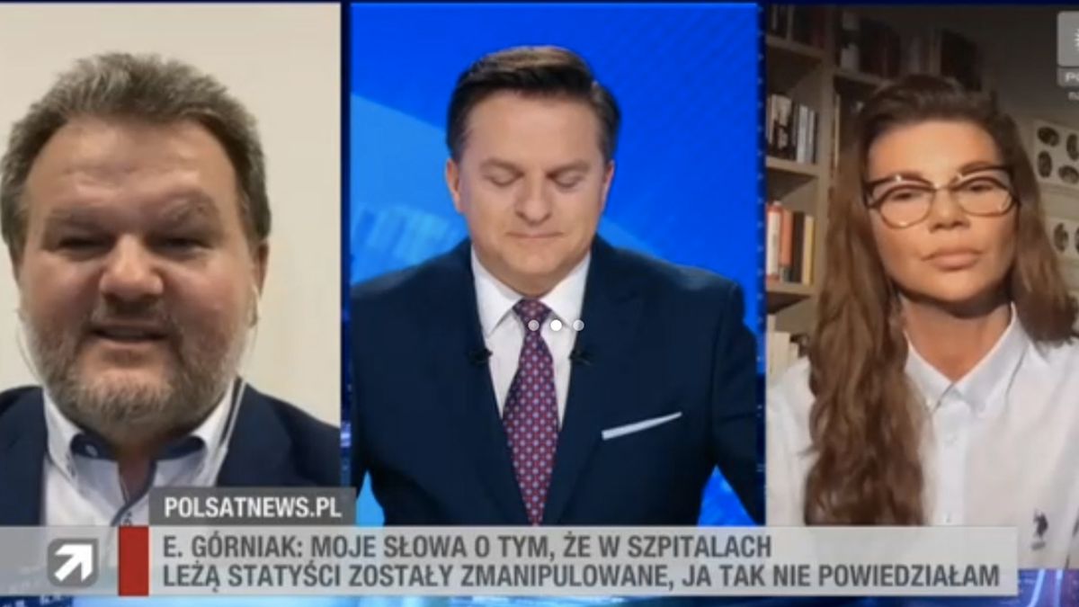 Edyta Górniak w Polsat News