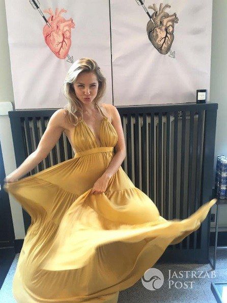 Małgorzata Socha w sukience projektu Łukasza Jemioła