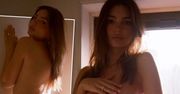 Emily Ratajkowski w rozbieranej sesji tuż przed porodem. Pokazała ciążowe kształty w negliżu. Odważnie!