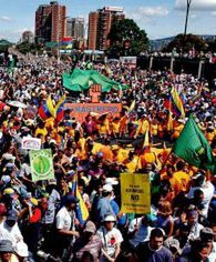 Wielka demonstracja przeciw prezydentowi Wenezueli