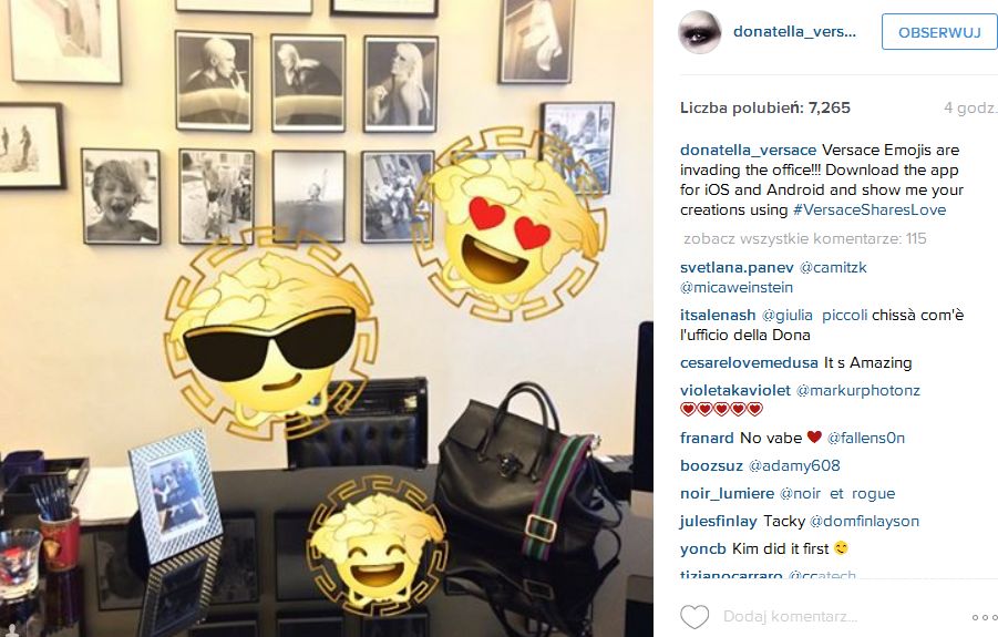 Emoji Donatelli Versace