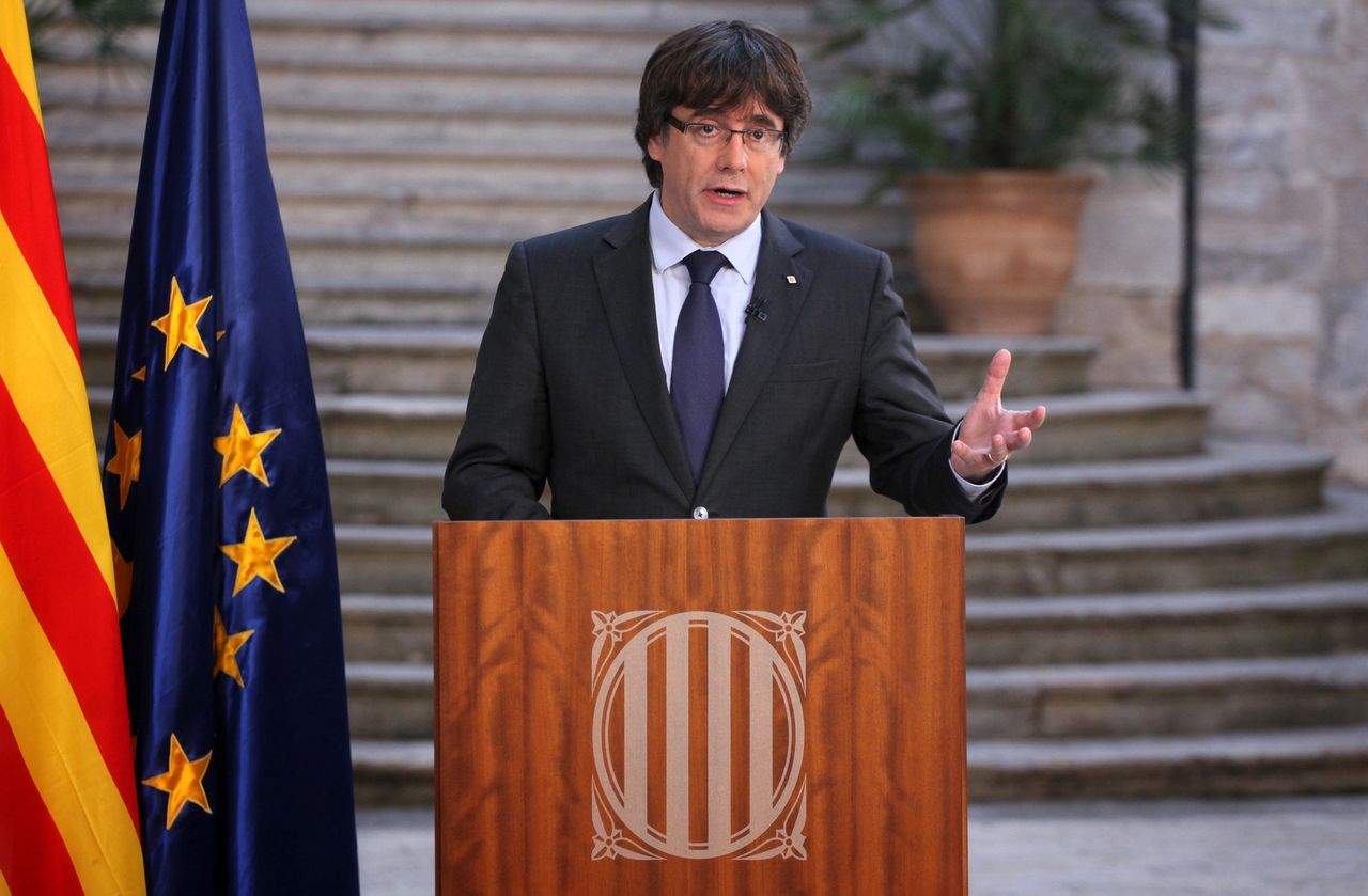 Odwołany premier Katalonii apeluje o pokojowy opór wobec Hiszpanii