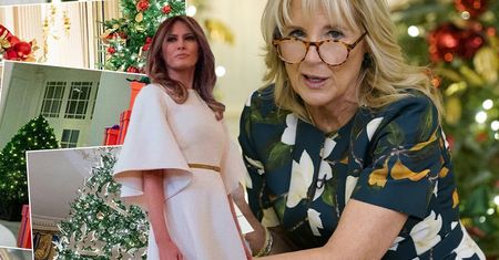 Tak Jill Biden ubrała Biały Dom na święta. Pierwszy raz zastąpiła Melanię Trump. Wyszło równie spektakularnie?