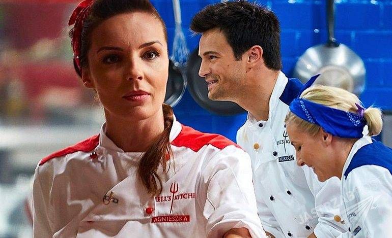 Agnieszka Włodarczyk i Mikołaj Krawczyk w Hell's Kitchen 4