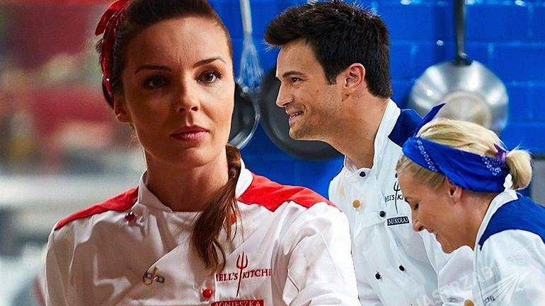Agnieszka Włodarczyk i Mikołaj Krawczyk w Hell's Kitchen 4