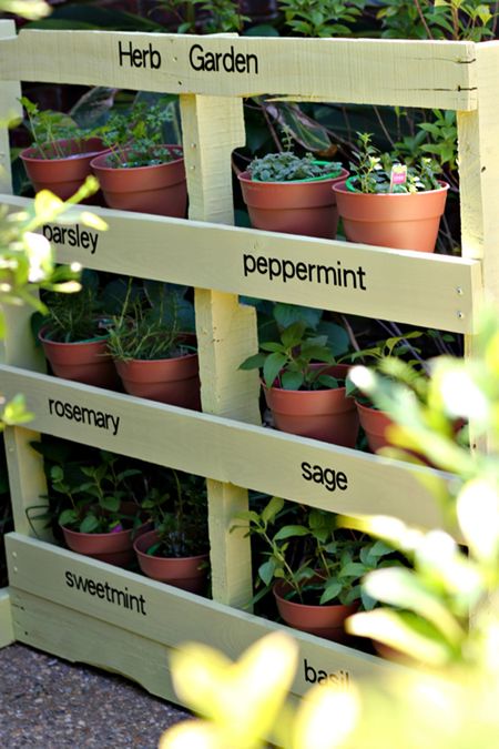 Pallet Herb Garden