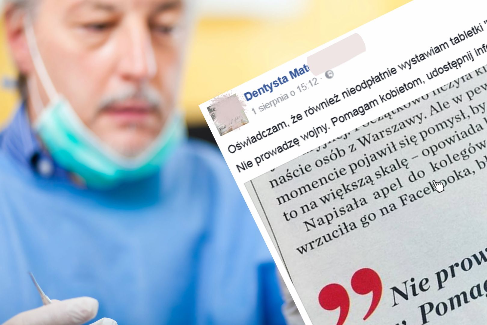 Ten lekarz chce pomagać kobietom. Żeby dostać tabletkę "dzień po" niepotrzebny jest ginekolog 