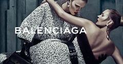 Kate Moss i Lara Stone w jesienno - zimowej kampanii 2015 Balenciaga