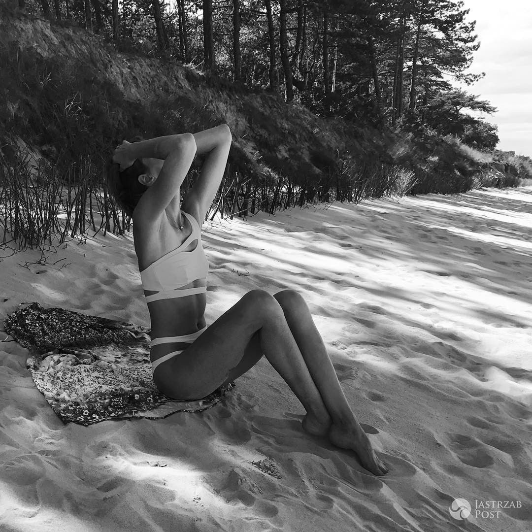 Renata Kaczoruk kusi ciałem w Jastarni