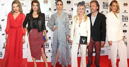 Off Camera 2019. Kreacje gwiazd na gali zamknięcia: Edyta Herbuś, Monika Olejnik, Viola Kołakowska