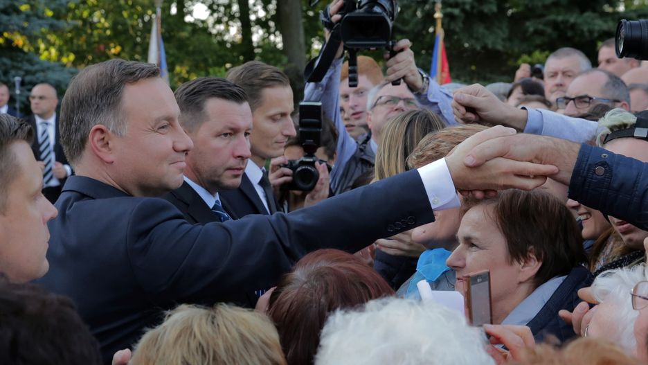 Prezydent Andrzej Duda w Jezioranach