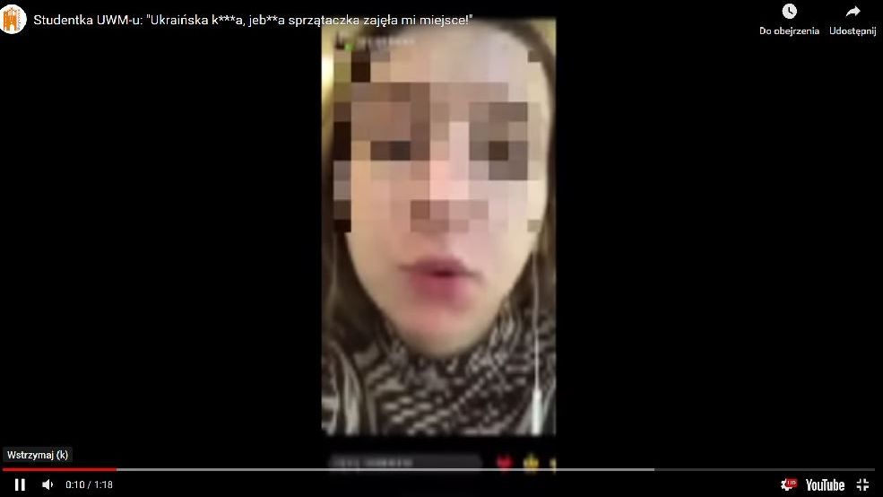 Olsztyn. Reakcja uczelni wobec wulgarnej studentki była natychmiastowa