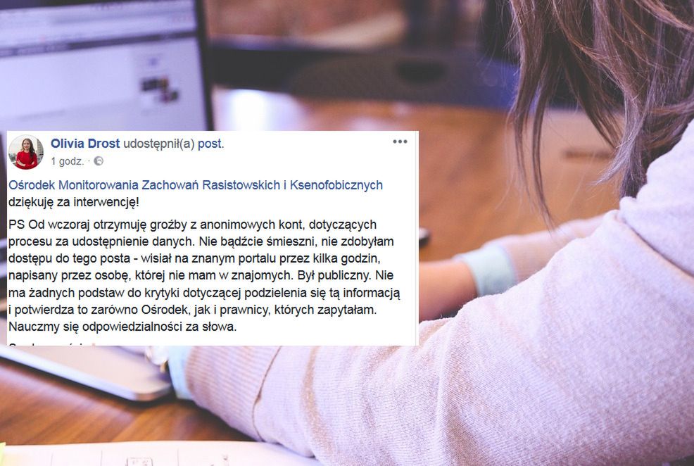 Olivia Drost sprzeciwiła się seksizmowi