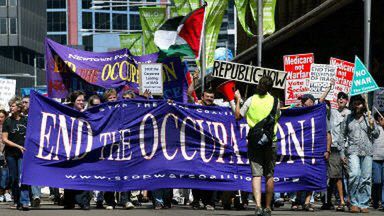 Protesty na ulicach Sydney