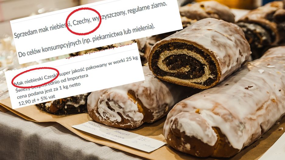 Mak czeski jest znacznie tańszy niż polski.