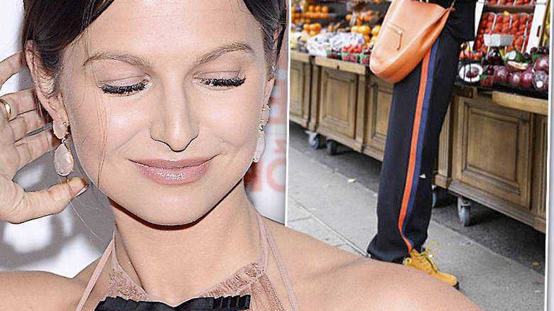 Anna Lewandowska w spodniach KENZO