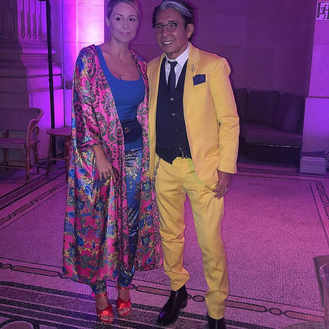 Małgosia Rozenek zapozowała z Kenzo Takadą