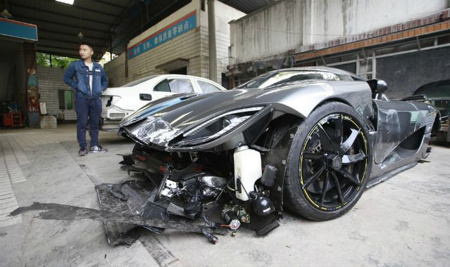 Pijany kierowca rozbił Koenigsegga Agera R