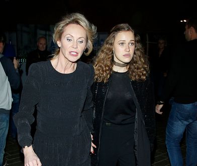 Beata Ścibakówna z córką Heleną Englert na pokazie