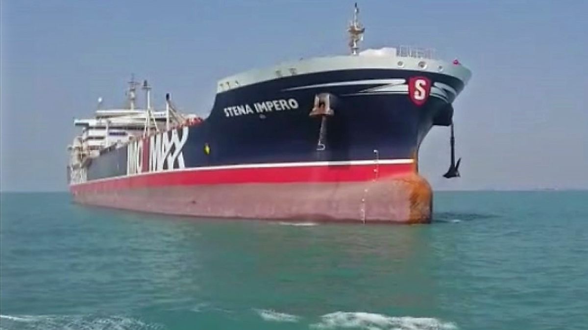 Areszt tankowca trwał od 19 lipca i zakończył się w piątek.