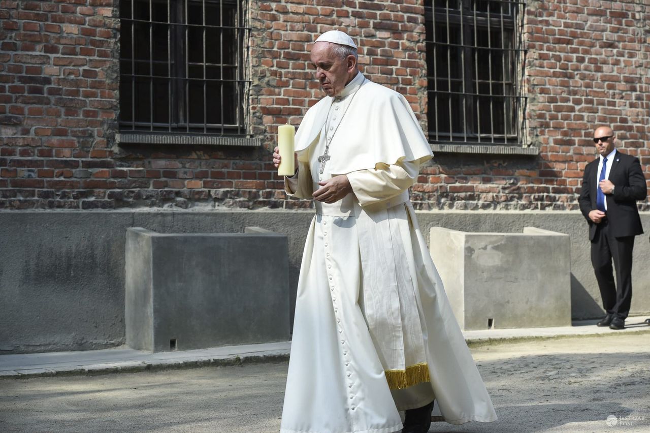 Papież Franciszek w Auschwitz-Birkenau