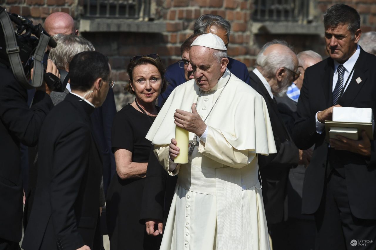 Papież Franciszek w Auschwitz-Birkenau