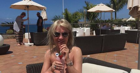 Mariola Bojarska-Ferenc na wakacjach w Hiszpanii