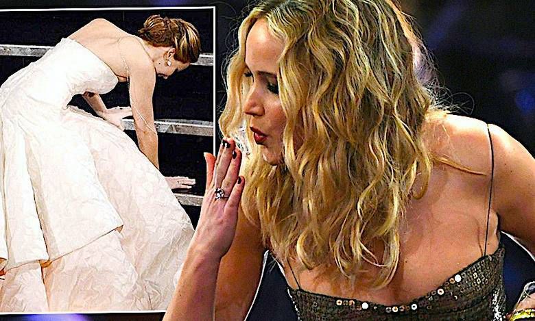 Oscary 2018: Najpierw spektakularny upadek, a teraz to… Jennifer Lawrence znowu skradła show! Jej zdjęcie to hit internetu!