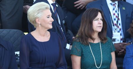 Karen Pence na obchodach 80. rocznicy wybuchu II wojny światowej