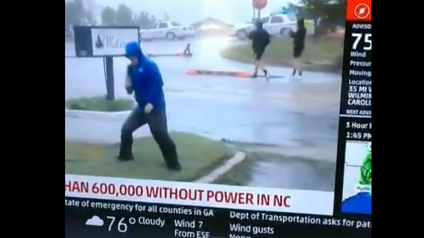 "Dramatyczna" relacja amerykańskiego reportera