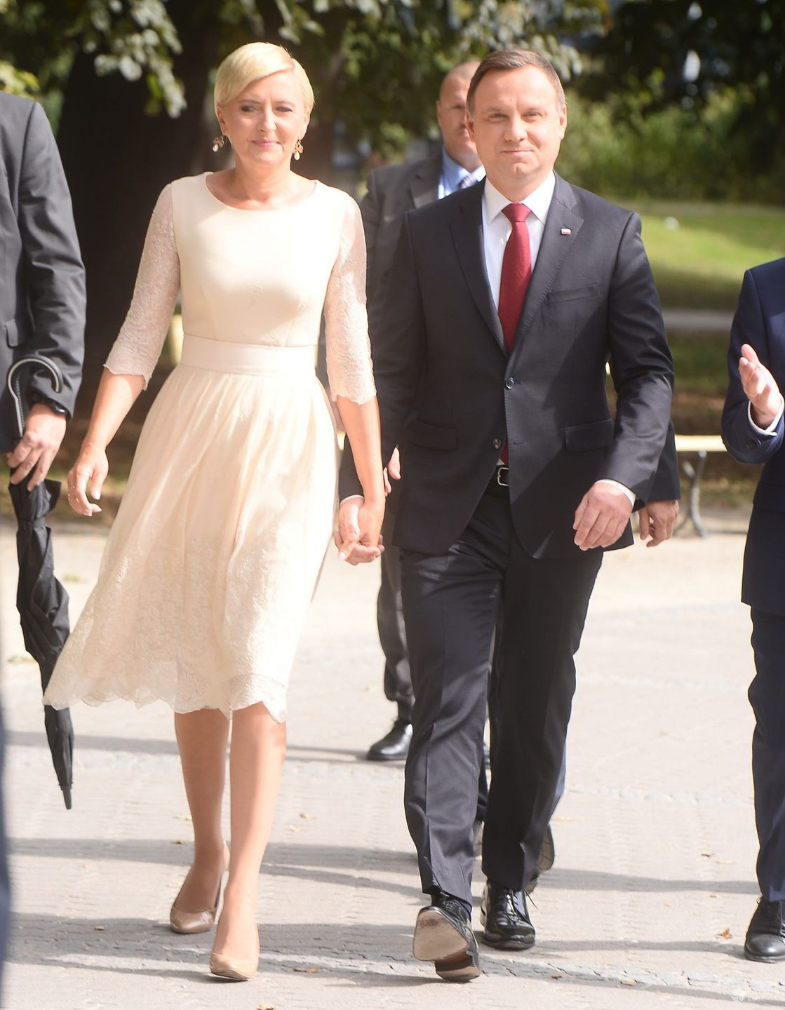 Andrzej Duda i Agata Duda na Narodowym czytaniu